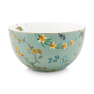Cuenco Jolie Flores Azul 12cm
