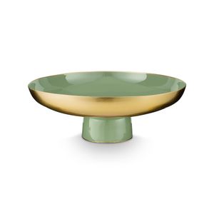 Bandeja Baja Metal Verde Medio 35x12,5cm