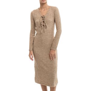 Vestido Oasis con Lazos Habano