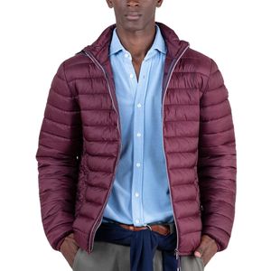 Chaqueta Acolchada Basica Berenjena
