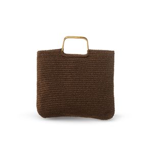 Cartera con Argolla Chocolate