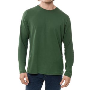 T-Shirt Algodón Pima Manga Larga Dark Green