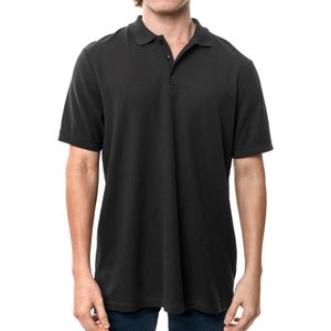 Polo Basic Algodón Pima Black