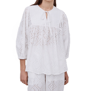 Camisa Canesu Acolchado Blanco