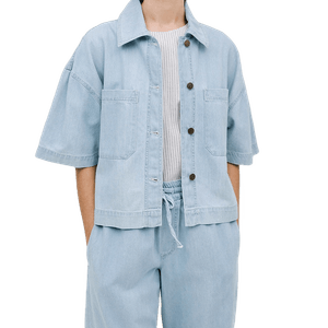 Chaqueta Denim Tencel Sky Blue