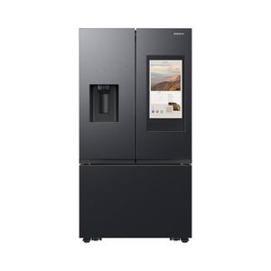 Refrigeradora French Door Family Hub 3 Puertas De 27" 853lts. - Dual Ice Maker  -  Negra - Flat Desing - Fdr Family