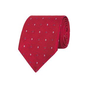 Corbata Seda Natural Rojo