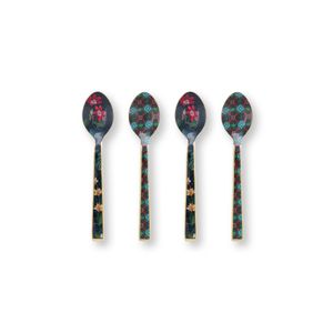 Set de 4 Cucharas Enamelled Berry Blue 14.5cm
