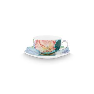 Taza y Platillo Royal Flowers