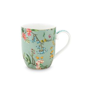 Taza S Jolie Flowers Blue