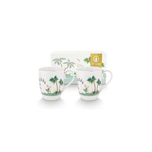 Set de 2 Tazas Large Jolie Dots Gold