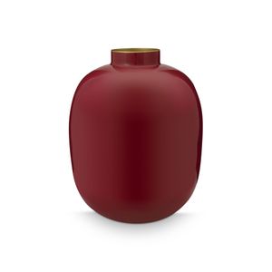 Jarrón Metal Dark Red 32cm