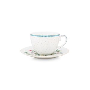 Taza y Platillo Jolie Dots Gold