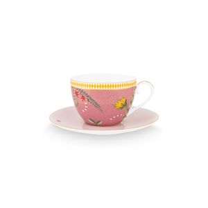 Taza y Platillos La Majorelle Pink