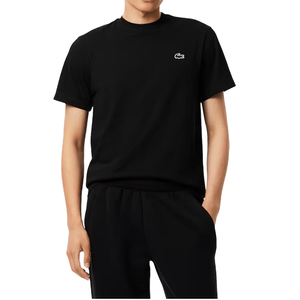 Camiseta Jersey Cuello Redondo Negra