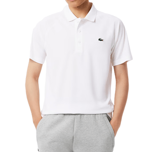 Polo Sport Lisa Manga Corta Blanca