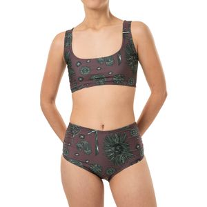 Bikini Nácar Print Hojitas