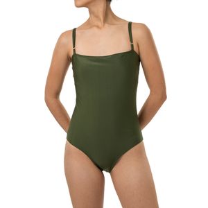 One piece Minimalista Verde Olivo
