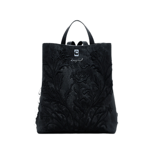 Mochila Romeo Floral Negro