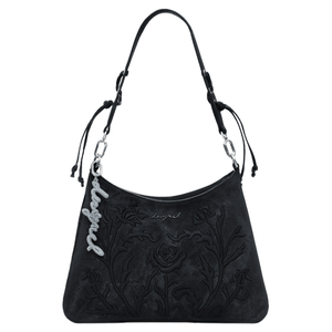 Shoulder Bag Romeo Floral Negro