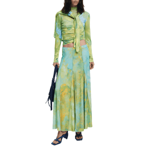 Falda Desvanecer Azul/Plomo