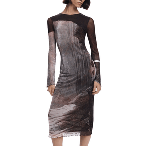 Vestido Abyss Marron Oscuro