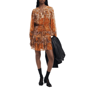 Vestido Bohoshort Naranja