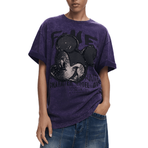 Camiseta Fugaz Mickey Smoked Pearl