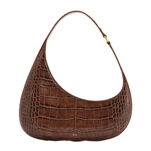 Bolsa de hombro Harlee Croc Marron