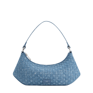 Bolso de hombro Lily Tejido vaquero azul