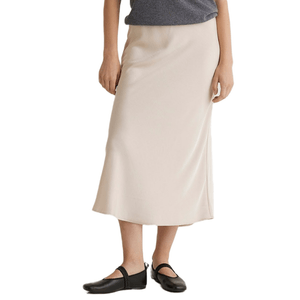 Falda Tejido Satinado Sand