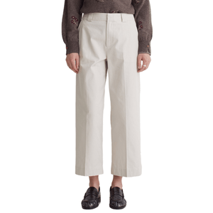 Pantalones Rectos Chino Ecru