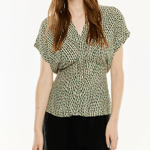 Camisa estampada Verde