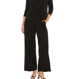 Pantalon con lurex Negro