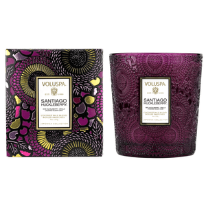 Vela Santiago Huckleberry Classic Candle 9 Onz