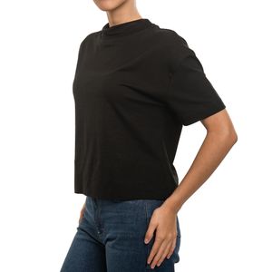 Camiseta Oversize de Algodón Negro