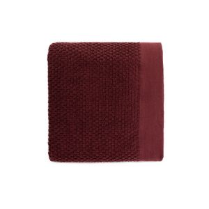 Toallas de Baño Jacquard Punto 140x70 Burgundy