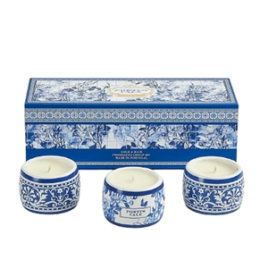 Set de Regalo de Velas de Té Portus Cale Gold&Blue