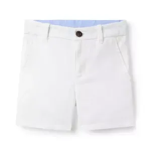 Short de Lino Blanco