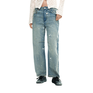 Pantalones Denim Shine Medium Wash