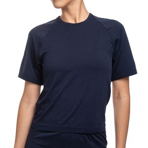 Camiseta Deportiva  Manga  Corta  Azul Navy