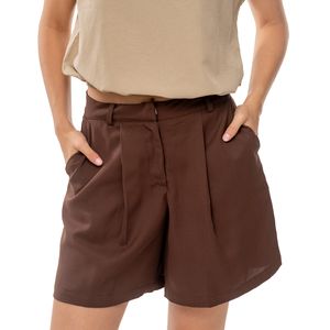 Short Tailored Burgundy